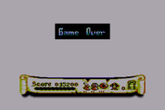 Black Lamp for Atari 8-bit - Game over.