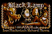 Black Lamp for Atari 8-bit - Loading screen.
