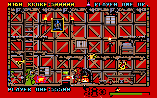 Black Lamp Amiga Screenshot: Some items here, are they of any use?