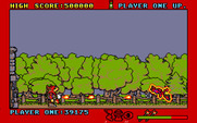 Black Lamp for Amiga - Attacking what looks like a demon...