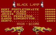 Black Lamp for Amiga - High scores.