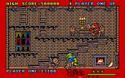 Black Lamp for Amiga - Exploring a house...