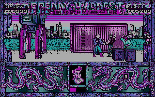 Freddy Hardest in South Manhattan IBM PC/Compatibles Screenshot: Fighting some tougher opponents...