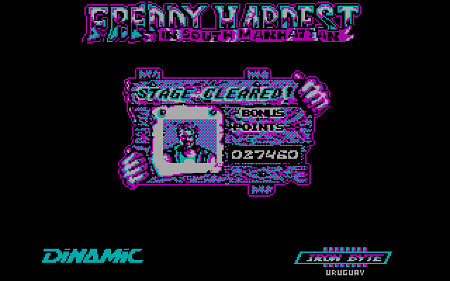 Freddy Hardest in South Manhattan IBM PC/Compatibles Screenshot: Stage cleared!