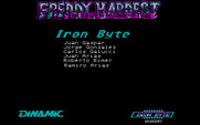 Freddy Hardest in South Manhattan for IBM PC/Compatibles - Credits screen.