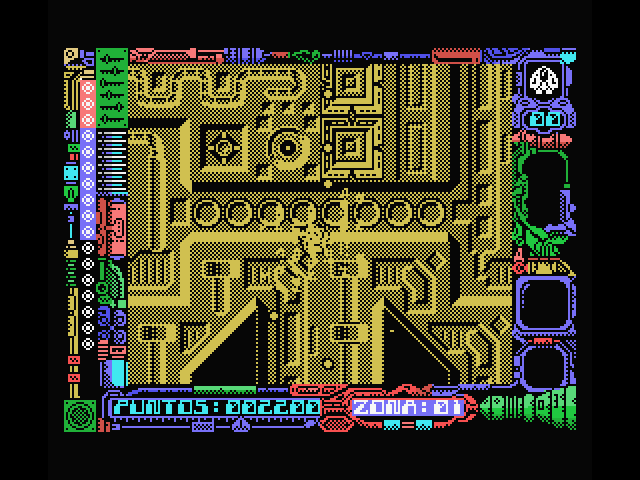 Star Dust MSX Screenshot: Crash! I was destroyed.