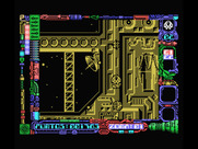 Star Dust for MSX - Watch out for that enemy coming in from behind!