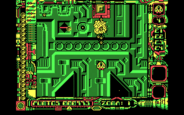 Star Dust IBM PC/Compatibles Screenshot: Fire away...