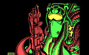 Star Dust for IBM PC/Compatibles - Loading screen.