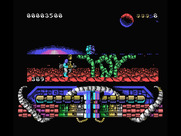 A.M.C.: Astro Marine Corps for MSX - Giant worms block the path.