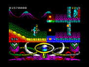 A.M.C.: Astro Marine Corps for ZX Spectrum - Don't fall in the water here.
