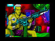 A.M.C.: Astro Marine Corps for ZX Spectrum - Loading screen.