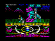 A.M.C.: Astro Marine Corps for ZX Spectrum - A huge (and fast) alien appears! This guy is tough...