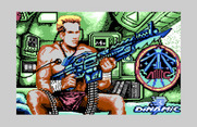 A.M.C.: Astro Marine Corps for Commodore 64 - Loading screen.