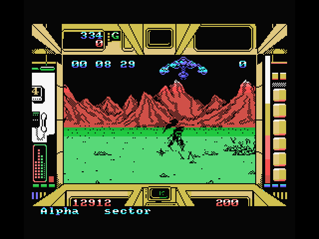 Terrorpods MSX Screenshot: Here's another terrorpod...