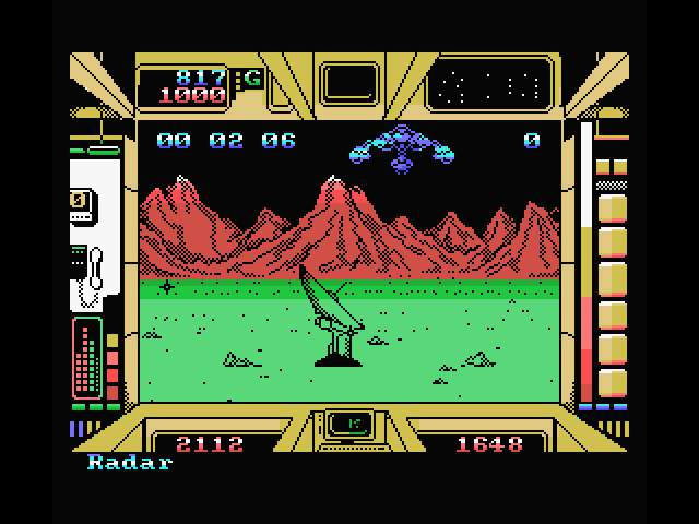 Terrorpods MSX Screenshot: Found a communications satellite...
