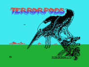 Terrorpods for MSX - Title screen.