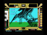 Terrorpods for MSX - Game over.