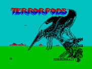Terrorpods for ZX Spectrum - Title screen.