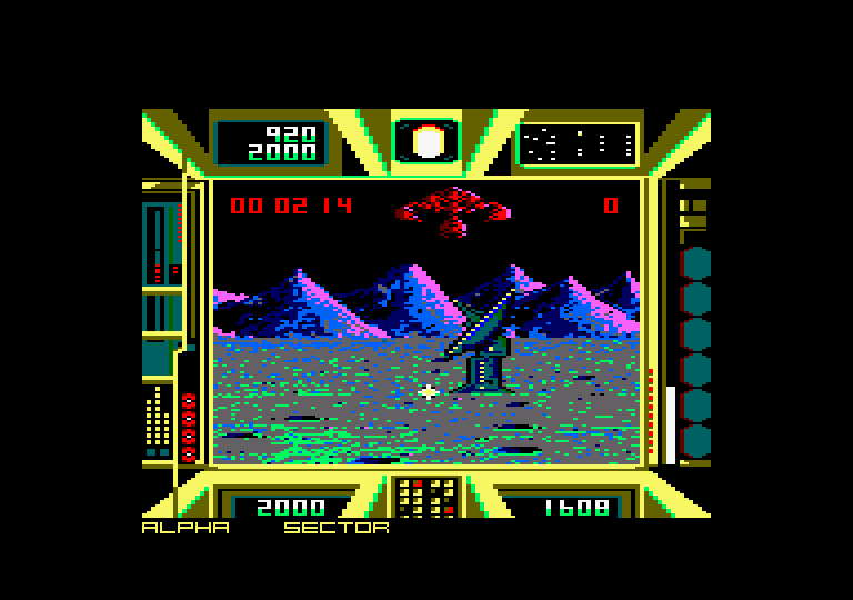 Terrorpods Amstrad CPC Screenshot: Looks like I found a communication device...