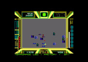 Terrorpods for Amstrad CPC - In-game map.