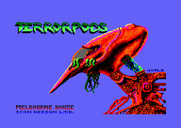 Terrorpods for Amstrad CPC - Loading screen.