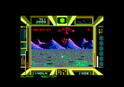 Terrorpods for Amstrad CPC - Watch out for the incoming missile!