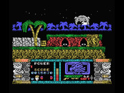 Jungle Warrior for MSX - The white thing is a recharging device.