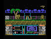 Jungle Warrior for MSX - Some enemies approach...