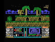 Jungle Warrior for MSX - Watch out for dangerous creatures...