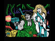 Jungle Warrior for MSX - Loading screen.
