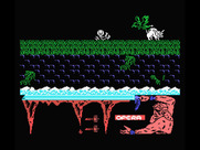 Ulises for MSX - An enemy hit me so I turned into bones!