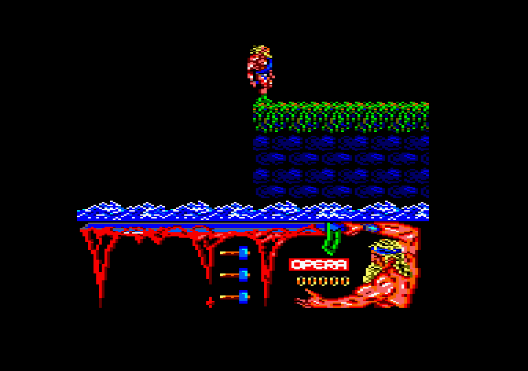 Ulises Amstrad CPC Screenshot: Game start.