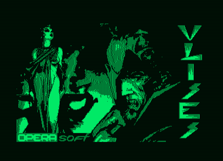 Ulises Amstrad PCW Screenshot: Loading screen.