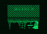Ulises for Amstrad PCW - The title screen scrolls through a few of the game's levels.