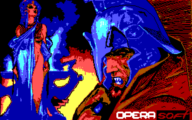 Ulises IBM PC/Compatibles Screenshot: Loading screen.