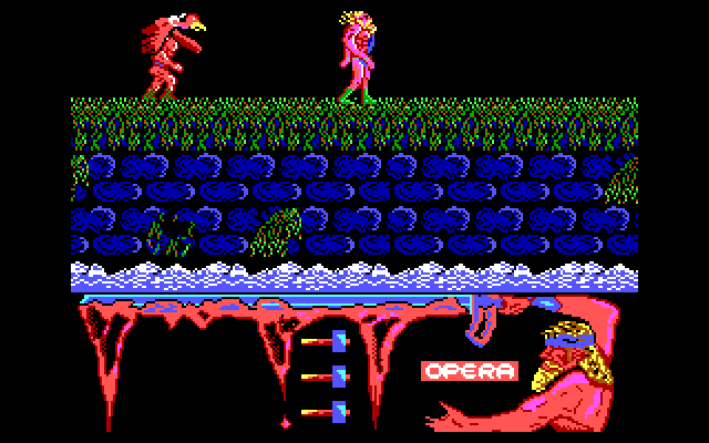 Ulises IBM PC/Compatibles Screenshot: Watch out for attacks from behind!