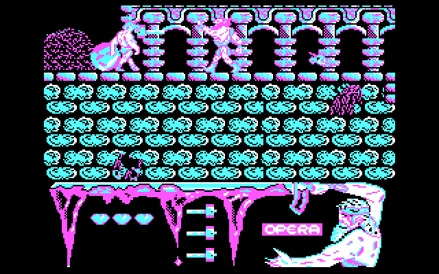 Ulises IBM PC/Compatibles Screenshot: Not much room here, be careful!