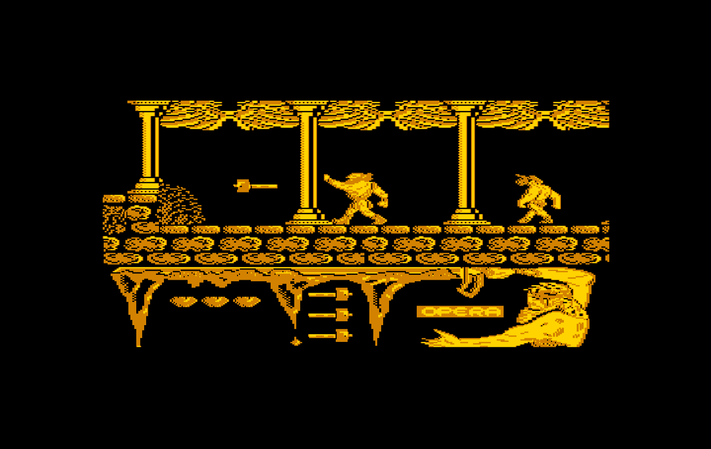 Ulises IBM PC/Compatibles Screenshot: On to the next area...watch out from behind!