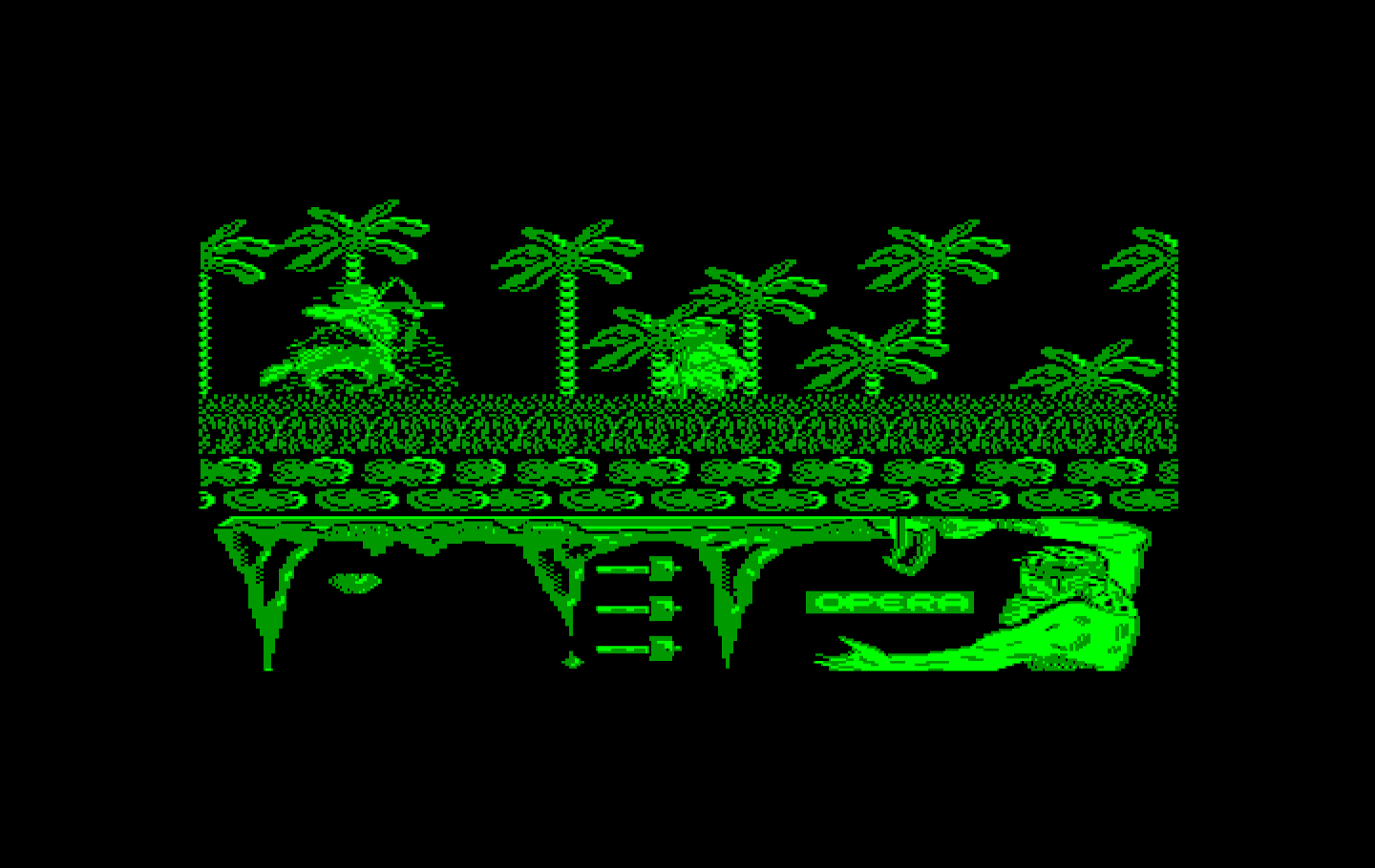 Ulises IBM PC/Compatibles Screenshot: A centaur attacks, be careful!