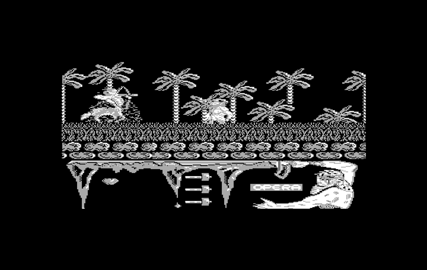 Ulises IBM PC/Compatibles Screenshot: A centaur attacks, be careful!