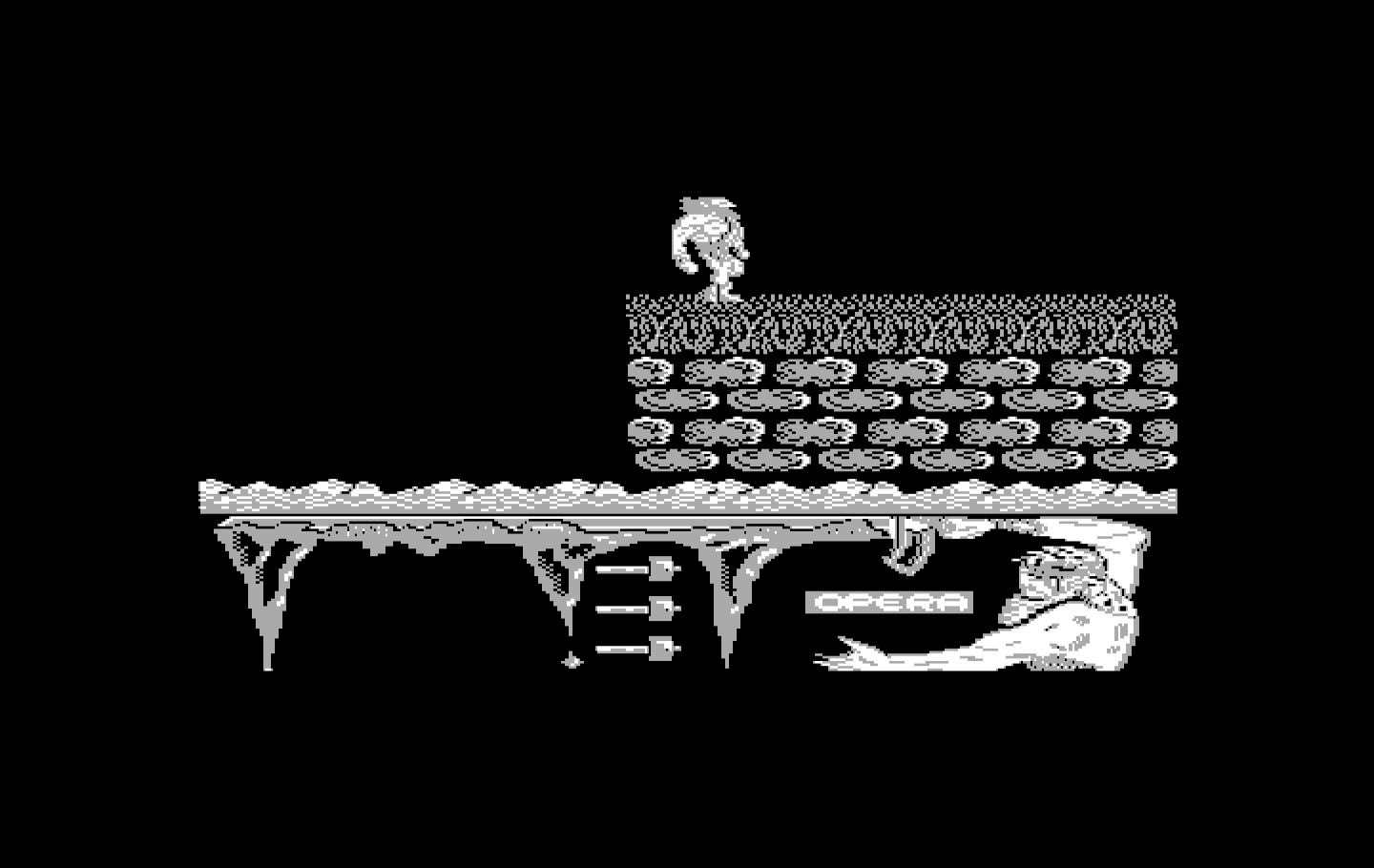 Ulises IBM PC/Compatibles Screenshot: Game start.