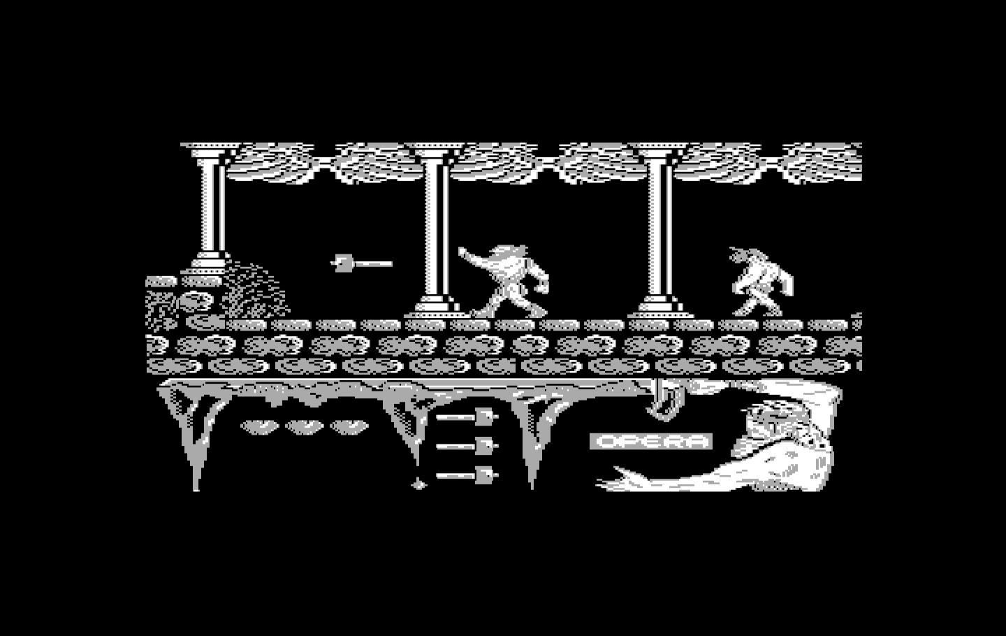 Ulises IBM PC/Compatibles Screenshot: On to the next area...watch out from behind!