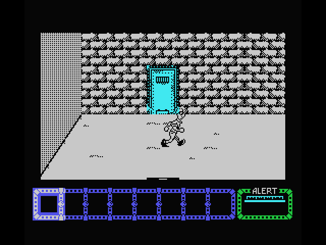 Dustin MSX Screenshot: Leaving my cell...