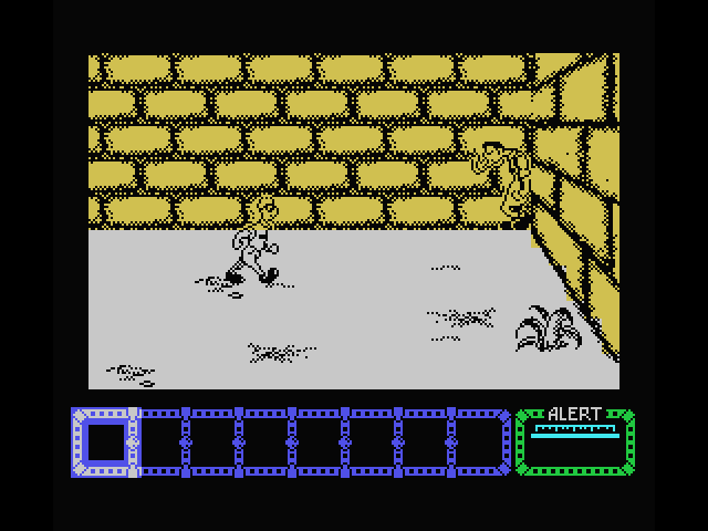Dustin MSX Screenshot: Here's someone just hanging out...