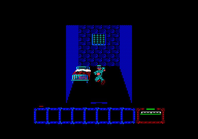 Dustin Amstrad CPC Screenshot: Game start.