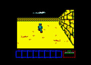 Dustin for Amstrad CPC - Walking up to the next screen...