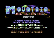 Mountain Bike Racer for Commodore 64 - Credits screen.