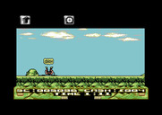 Mountain Bike Racer for Commodore 64 - I didn't make it past this rock...