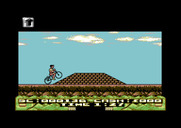 Mountain Bike Racer for Commodore 64 - Game start.